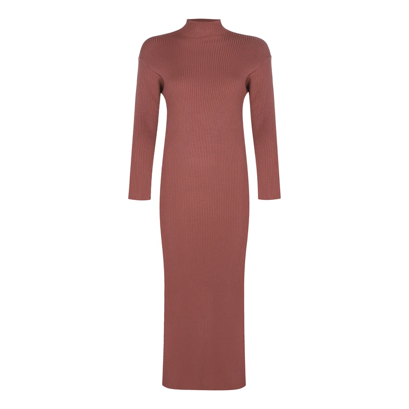 پیراهن بافتنی یقه ایستاده زنانه نیزل مدل 9766-3