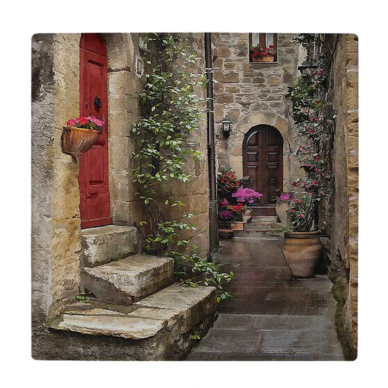  زیر لیوانی  طرح خانه های مدیترانه ای کد    5925263_4598