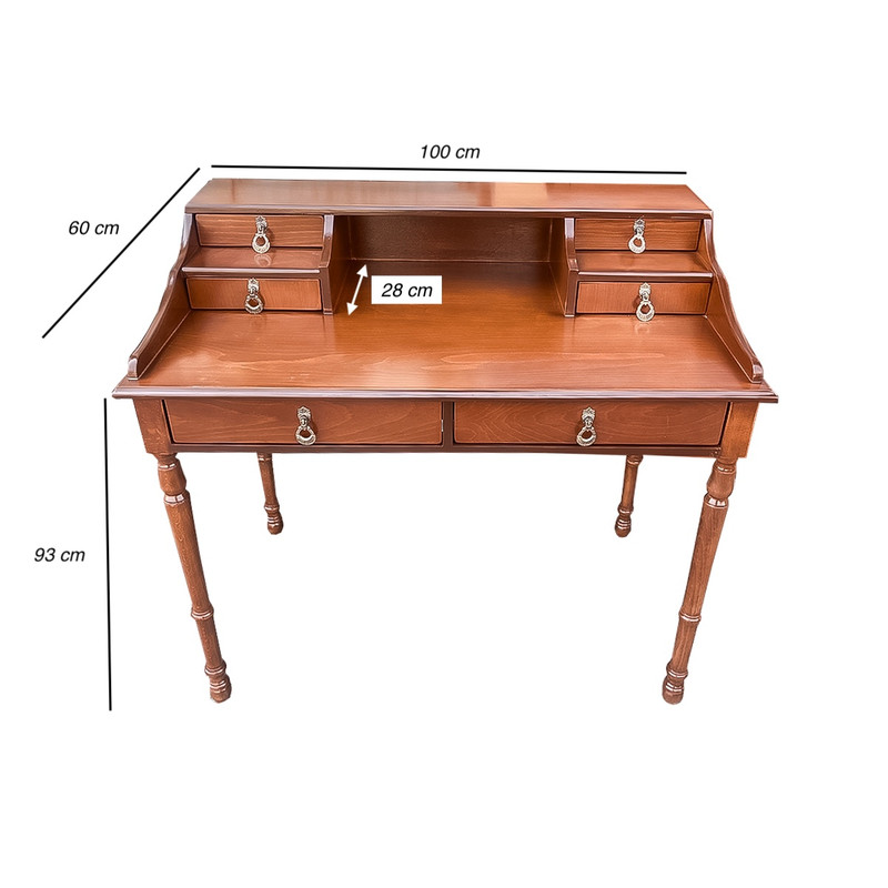 میز تحریر مدل 5050 شش کشو کد HT400