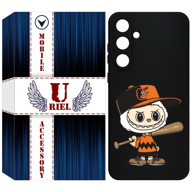 کاور یوریل مدل KSH کد 128 طرح عروسک لبوبو مناسب برای گوشی موبایل سامسونگ Galaxy A55