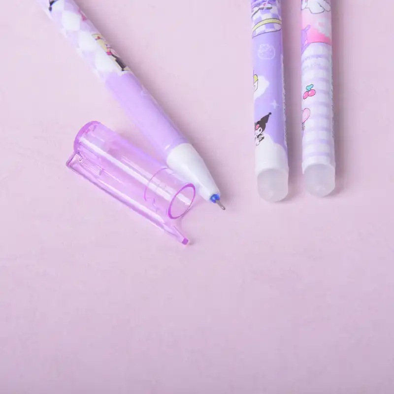 روان نویس مدل پاک کن دار طرح کرومی بسته 3 عددی