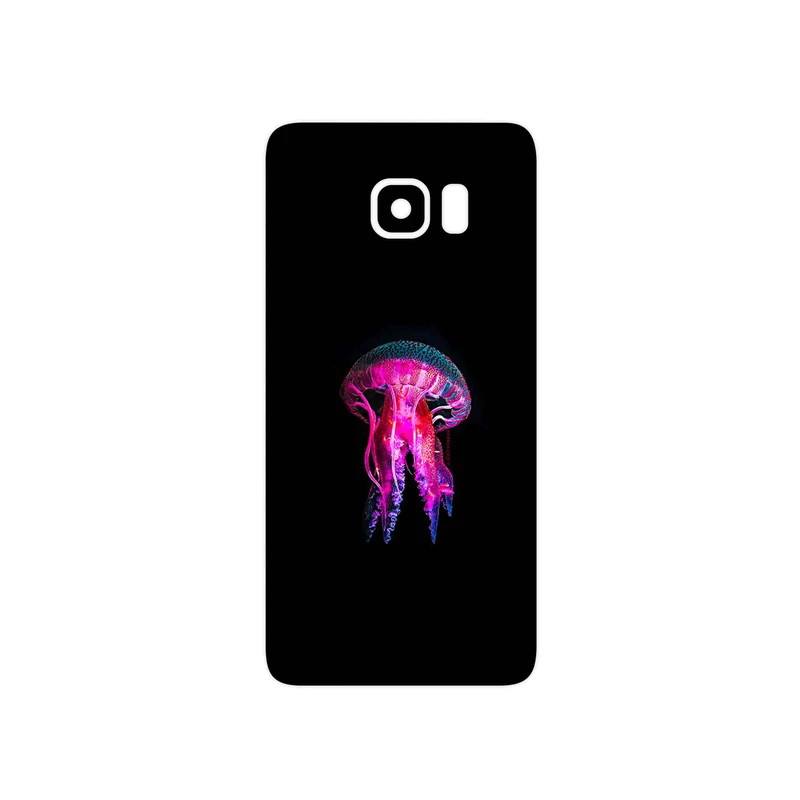 برچسب پوششی ماهوت مدل jellyfish مناسب برای گوشی موبایل سامسونگ Galaxy S6 Edge