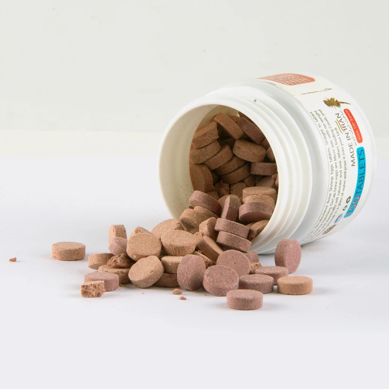 عکس شماره 2 : قرص آرتمیا دکپسوله آبزیان مدل 7d بسته 150 عددی