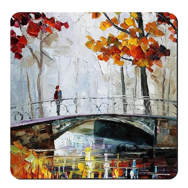  زیر لیوانی طرح پاییز کد nzl541