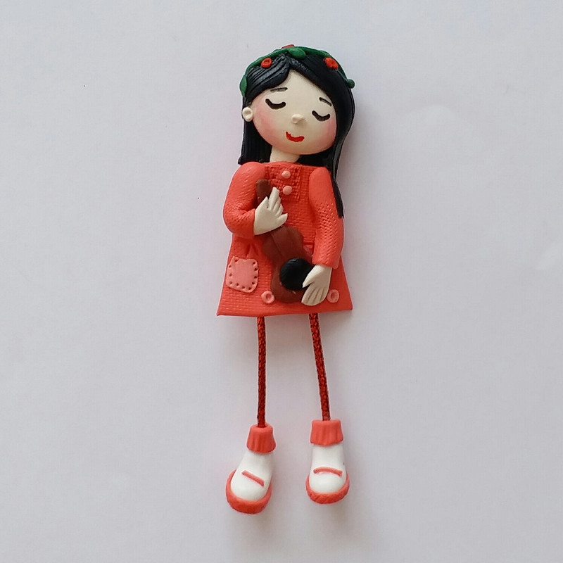 گل سینه دخترانه مدل گیتار SS108