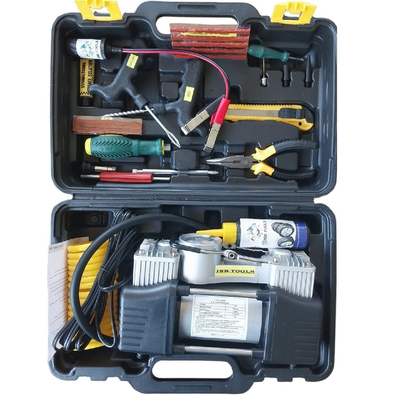 کمپرسور هوا  مدل ISB-FULL-12V مجموعه 25 عددی