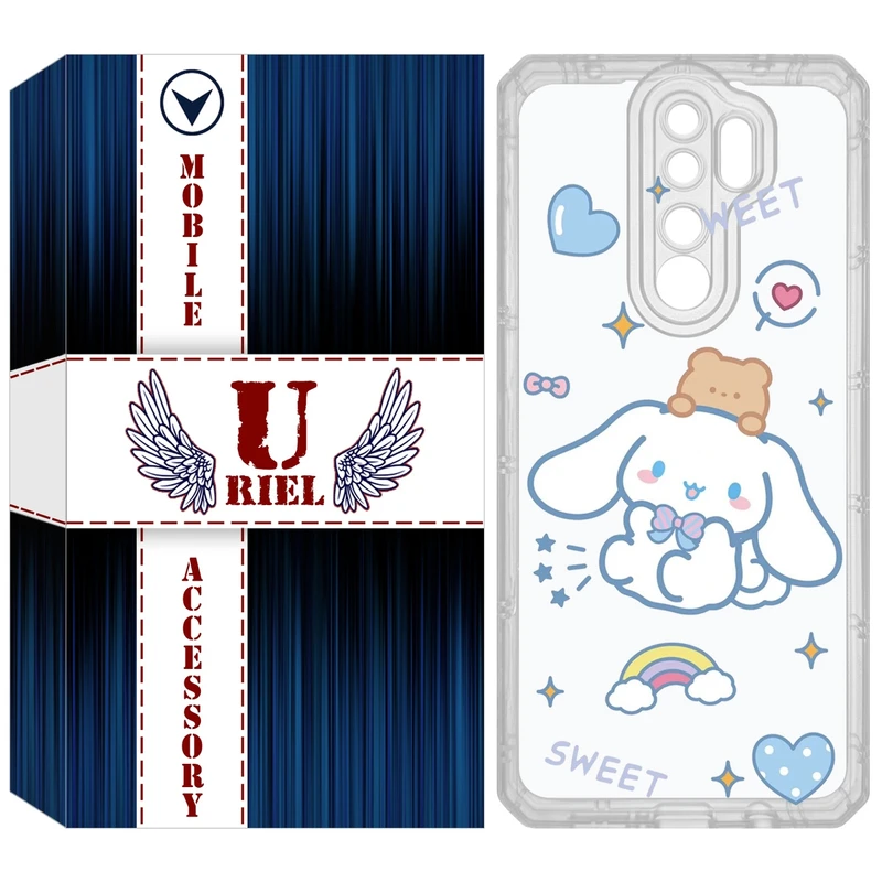 کاور یوریل مدل Clear کد 24 طرح خرگوش بامزه مناسب برای گوشی موبایل شیائومی Redmi Note 8 Pro