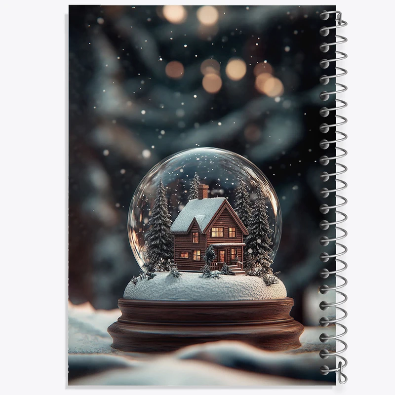 دفتر مشق 50 برگ خندالو طرح گوی برفی کد F8276