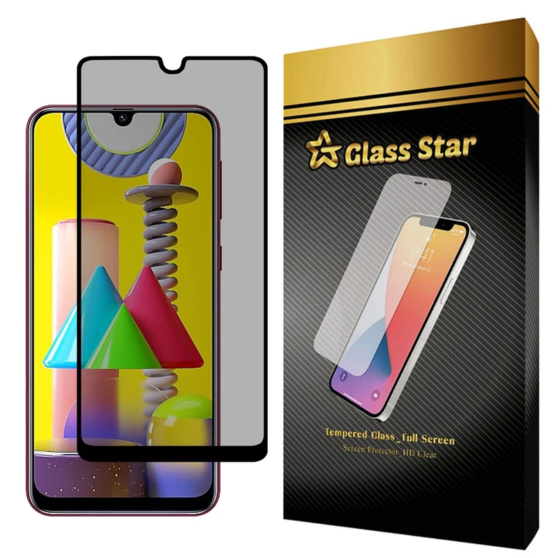  محافظ صفحه نمایش حریم شخصی گلس استار مدل PRF مناسب برای گوشی موبایل سامسونگ Galaxy M31 Prime