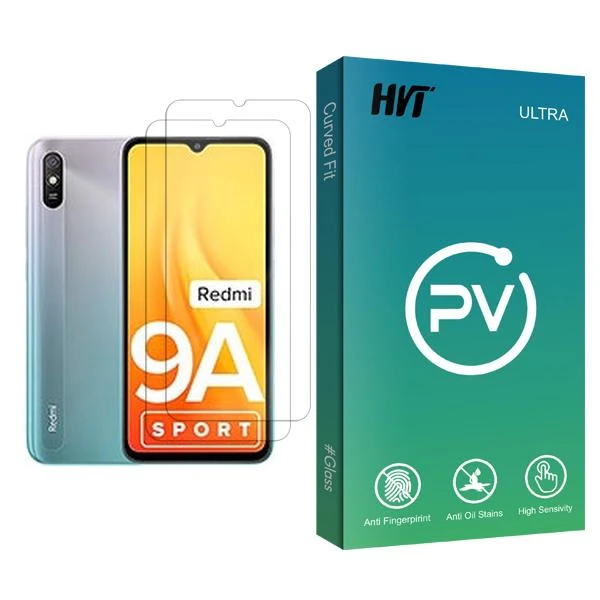 محافظ صفحه نمایش اچ وی تی مدل PV Glass MIX002 مناسب برای گوشی موبایل شیائومی Redmi 9A Sport بسته دو عددی