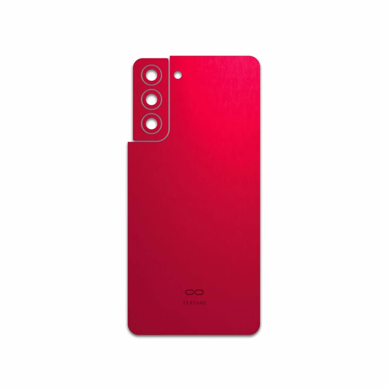برچسب پوششی ماهوت مدل Matte-Warm-Red مناسب برای گوشی موبایل سامسونگ Galaxy S21 5G