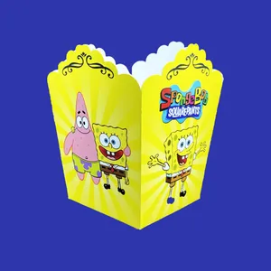 ظرف پاپ کورن مدل باب اسفنجی کد 01 بسته 10 عددی