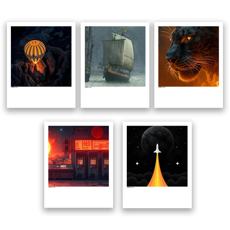 آویز تزیینی عرش مدل فانتزی کد Asa654 مجموعه پنج عددی