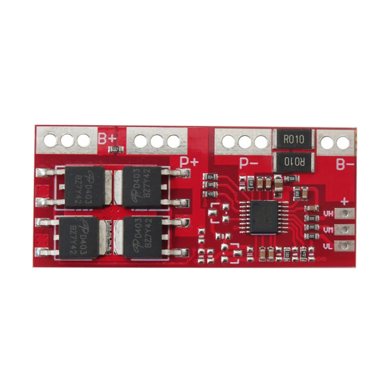 ماژول محافظ شارژ و دشارژ باتری لیتیومی مدل 4S-15A کد 4mos_red