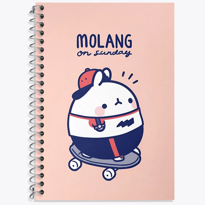 دفتر لغت 50 برگ خندالو طرح مولانگ (Molang) کد N3725
