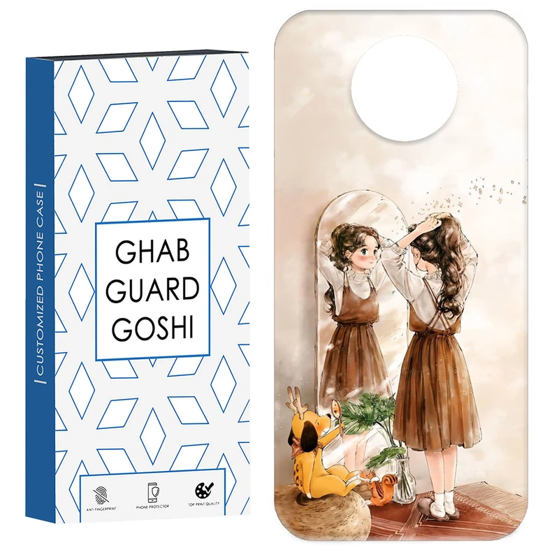 کاور قاب گارد گوشی طرح دخترانه کد Dimo-019 مناسب برای گوشی موبایل شیائومی Redmi Note 9T