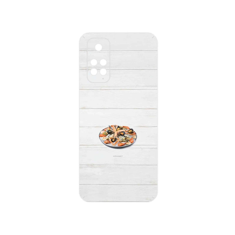 برچسب پوششی ماهوت مدل Seafood مناسب برای گوشی موبایل شیائومی Redmi Note 11