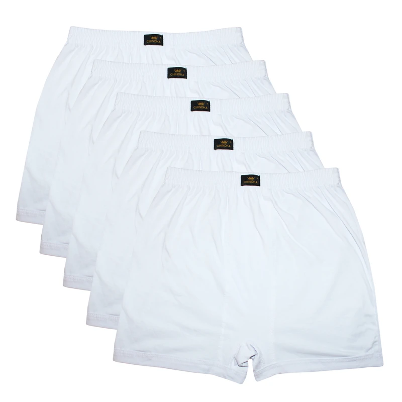 شورت پادار مردانه چیندکا مدل سوپر نخ پنبه کد 1005 مجموعه 5 عددی