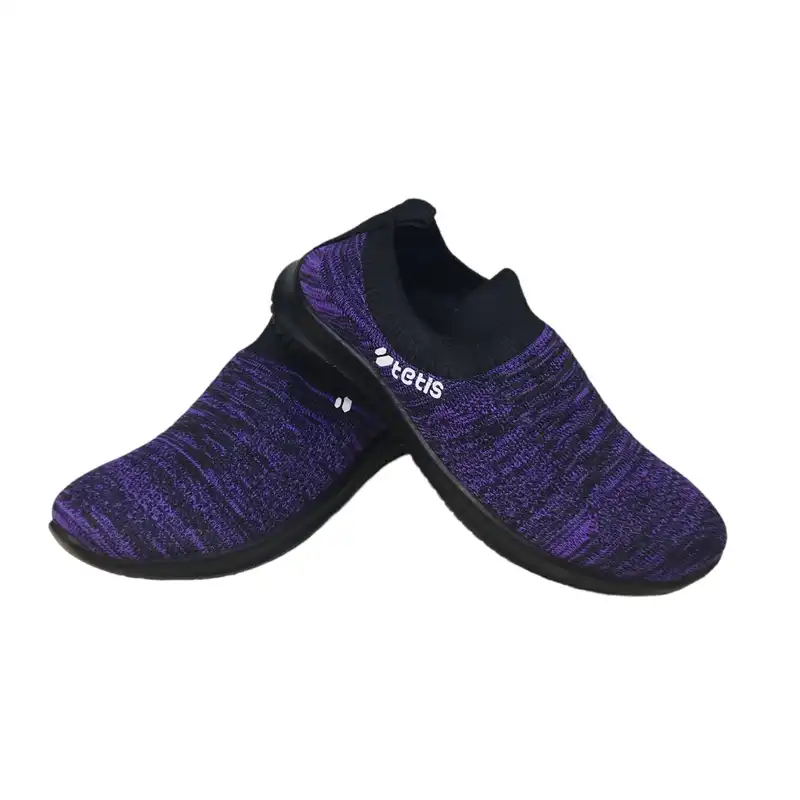 کفش پیاده روی تتیس مدل رایان 3 جورابی رنگ بنفش