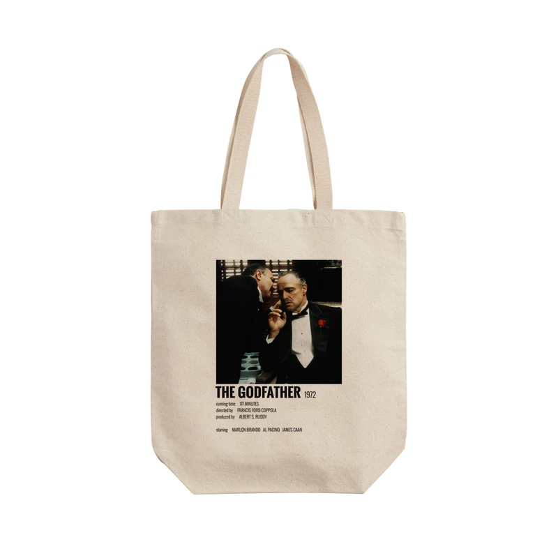 ساک خرید ترمه طراحان ایده مدل the god father کد strm0840 - L