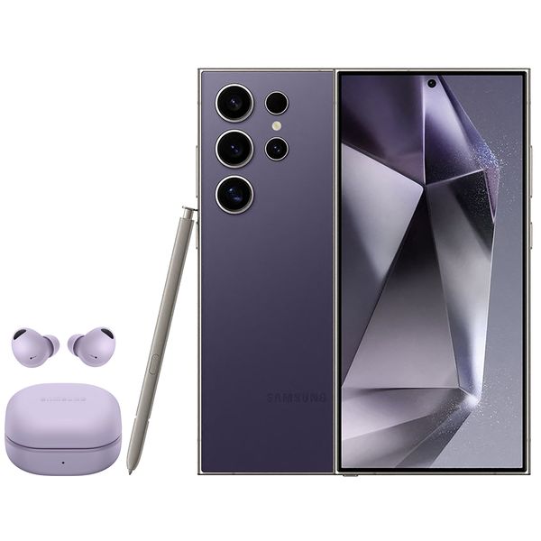 گوشی موبایل سامسونگ مدل Galaxy S24 Ultra دو سیم کارت ظرفیت 256 گیگابایت و رم 12 گیگابایت به همراه هدیه گلکسی بادز 2 پرو - ویتنام 