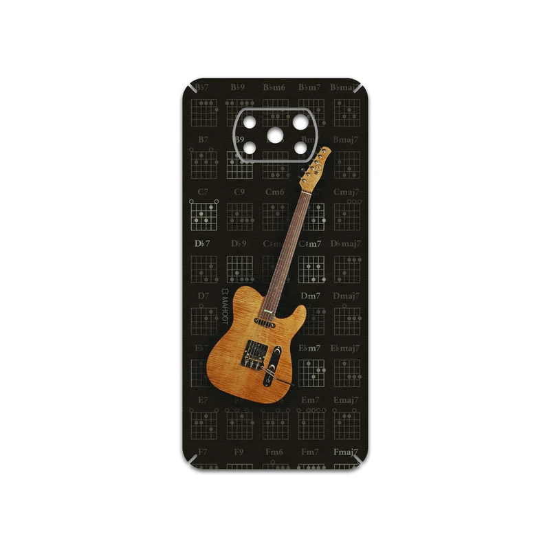 برچسب پوششی ماهوت مدل Guitar-Instrument مناسب برای گوشی موبایل شیائومی Poco X3 NFC