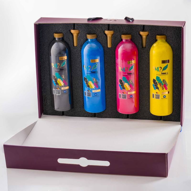 پودر شارژ 300 گرمی کونیکا مینولتا مدل BM2 مجموعه 4 عددی
