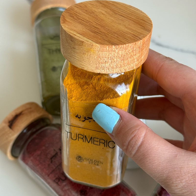 ست جای ادویه 8 پارچه مدل چنار کد M10