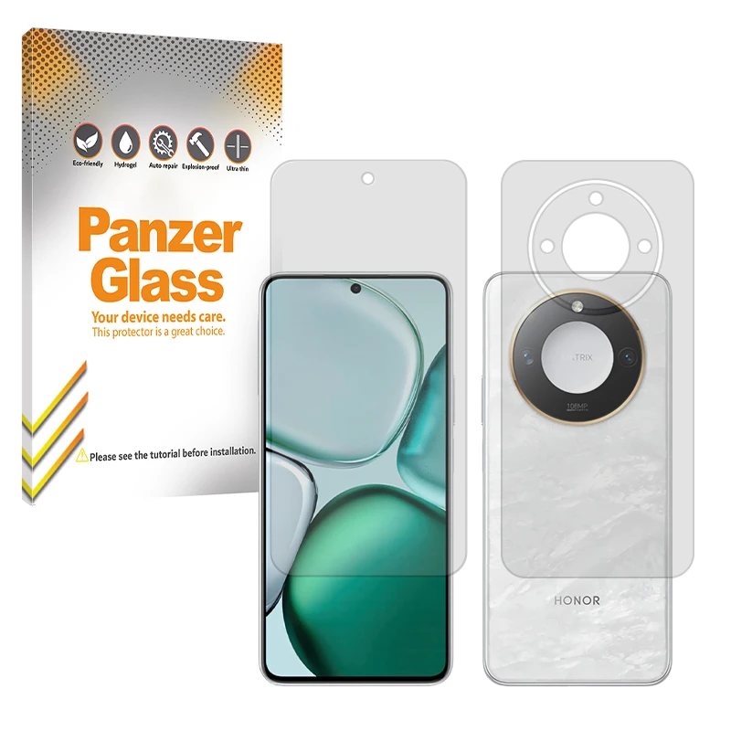محافظ صفحه نمایش مات پنزر گلس مدل Resistant مناسب برای گوشی موبایل آنر X9c Smart به همراه محافظ پشت گوشی 