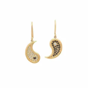 گوشواره طلا 18 عیار زرلوکس کد on-106
