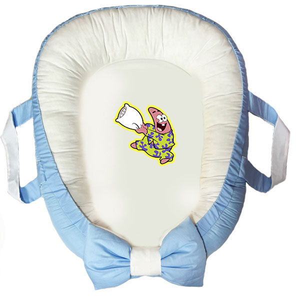 سرویس خواب سه تکه نوزاد ناریکو مدل گارد محافظ دار طرح پاتریک کد 0312