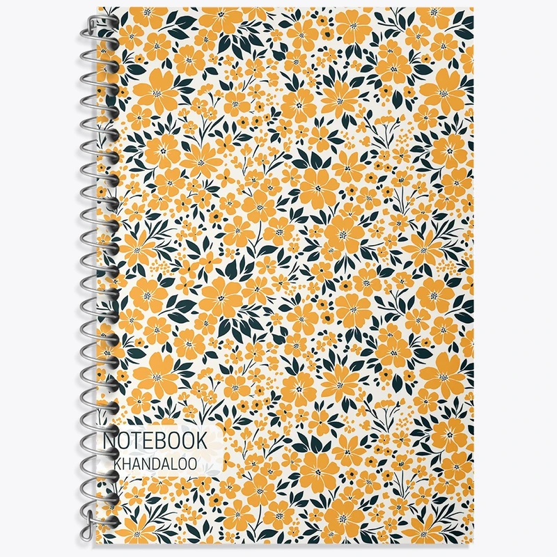 دفتر لغت 50 برگ خندالو طرح گل گلی کد N661