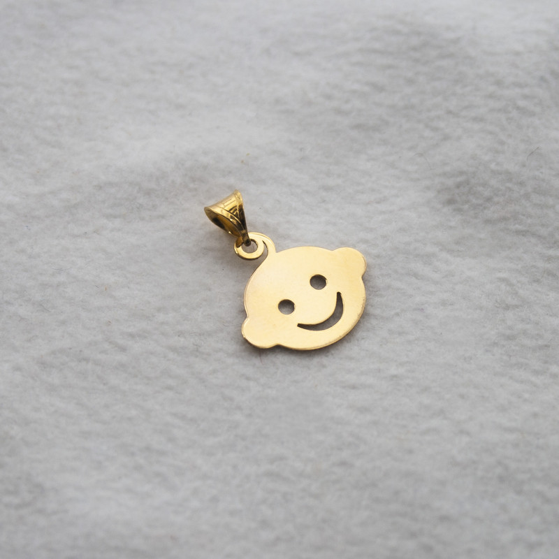 آویز گردنبند طلا 18 عیار زنانه دُرج طرح نوزاد مدل DP62