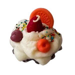 شمع دست ساز مدل کاپ کیک زیبا