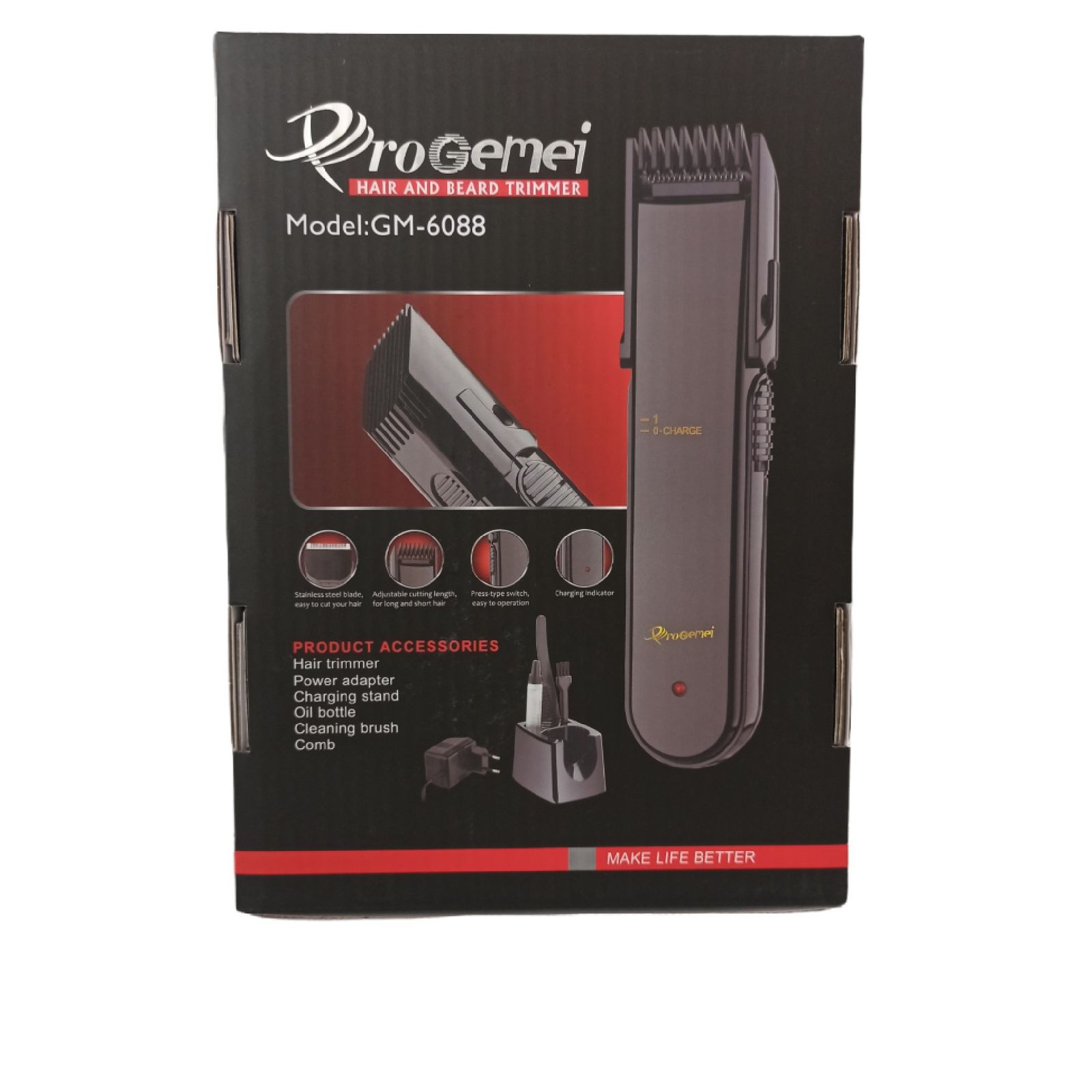 ماشین اصلاح موی سر و صورت پروجیمی مدل GM-6088 -  - 3