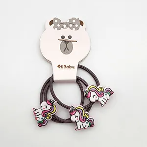 کش مو دخترانه مدل یونیکورن کد KSH626S بسته 3 عددی