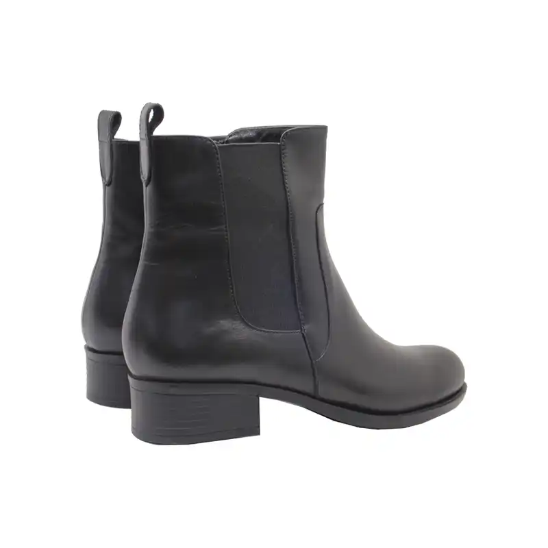 نیم بوت زنانه چرم آرا مدل sh048 کد m