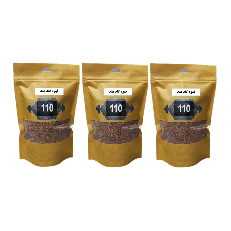 قهوه گلد هند 110 - 25 گرم بسته 3 عددی
