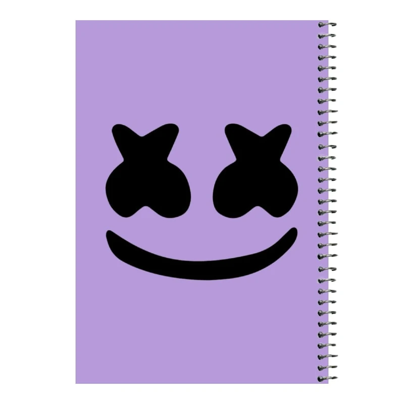 دفتر مشق 80 برگ اس جی مدل مارشمالو   