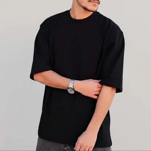 تی شرت اورسایز آستین کوتاه مردانه مدل ساده