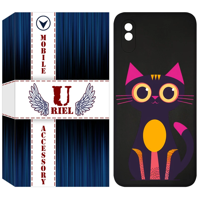 کاور یوریل مدل KSH کد 46 طرح گربه مناسب برای گوشی موبایل شیائومی Redmi 9A / Redmi 9AT