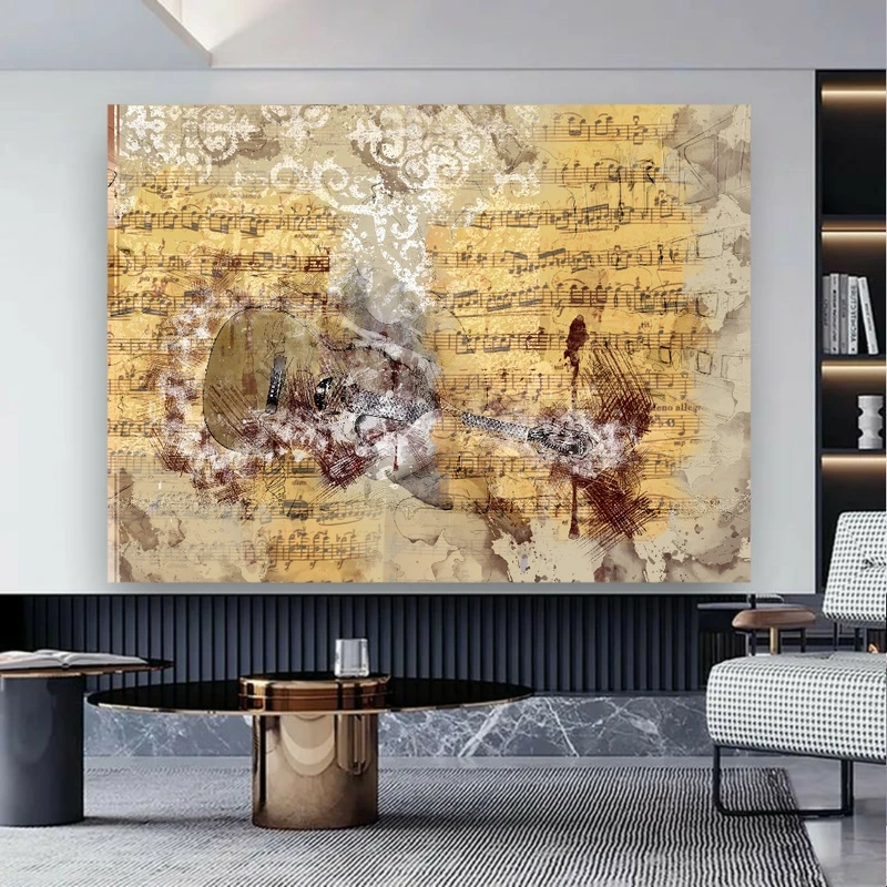 تابلو بوم طرح کلاسیک مدل گیتار کد BK1720