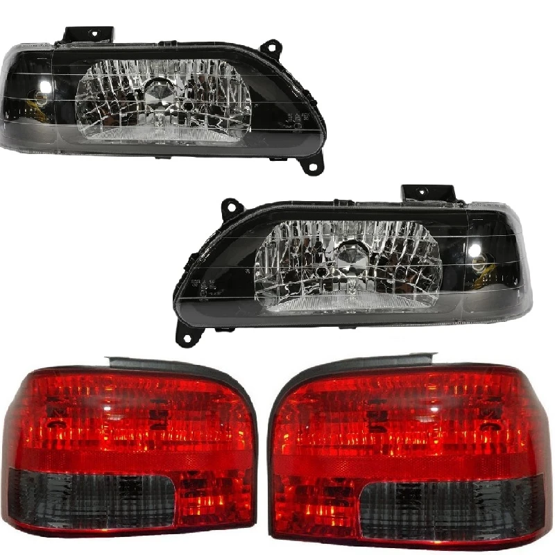 چراغ جلو و عقب مدل MS709 مناسب برای پراید 131 بسته 4 عددی