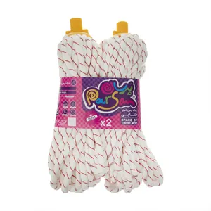 یدک زمین شوی پرسان مدل طنابی TWIST MOP بسته دو عددی