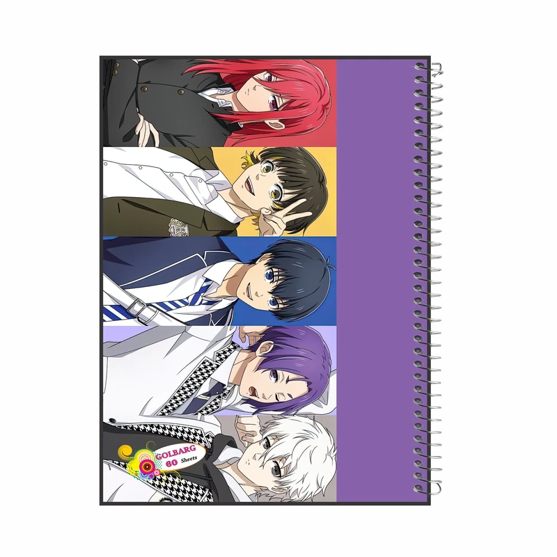 دفتر مشق 60 برگ گلبرگ مدل دبیرستانی کد 399