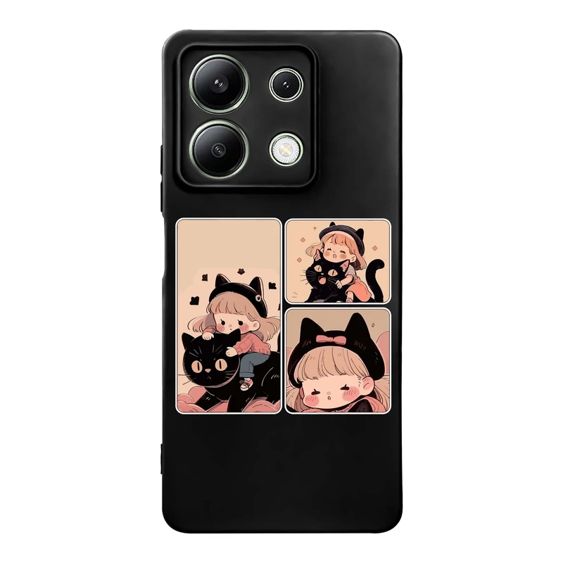 کاور قاب گوشی طرح قاب عکس دخترانه کد k796 مناسب برای گوشی موبایل شیائومی Redmi Note 13 4G