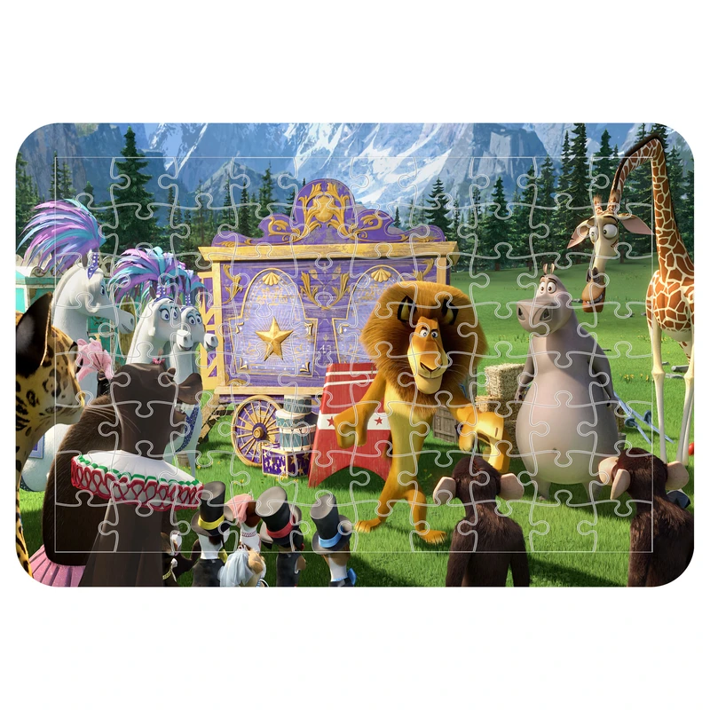 پازل 54 تکه مدل CHB1328 طرح انیمیشن ماداگاسکار