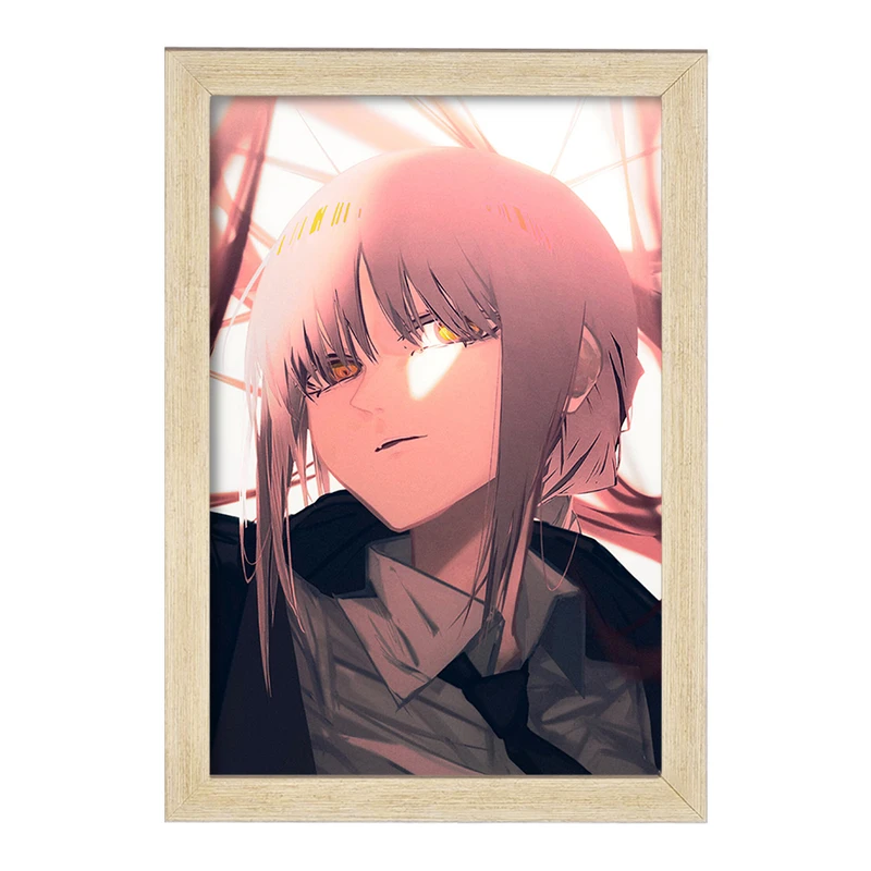 تابلو خندالو مدل ماکیما انیمه مرد اره ای Chainsaw Man  کد 17871