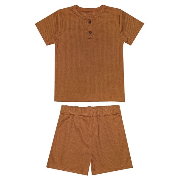 ست تی‌شرت آستین کوتاه و شلوارک پسرانه شین مدل SEP-MODSAZ0180