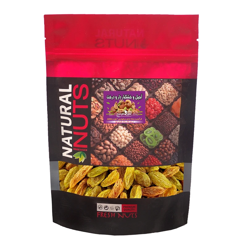 کشمش سبز تیزابی همدان دارو درخت - 500 گرم